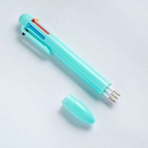 Cheap Custom 6 <b>Colors</b> in 1 Multicolor Ballpoint <b>Pen</b> With Logo Promotional Student Gifts Office School Writing Supplies - Product Image 5