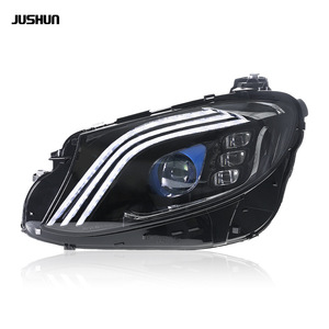 อะไหล่ไฟหน้ารถ Jushun W213 LED Maybach 3บาร์สำหรับ Mercedes Benz E Class 2016 2020 - Product Image 4