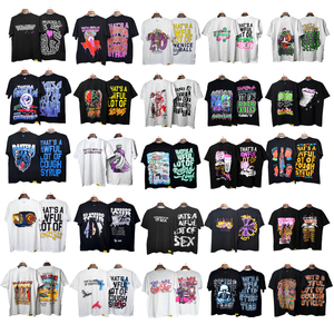 เสื้อยืดคุณภาพสูงสำหรับผู้ชายรุ่นใหม่ล่าสุด ลายพิมพ์ "THAT'S A AWFUL LOT OF COUPH SYRUP" สไตล์ลำลองหลวมๆ พิมพ์ลายแบบสแกนได้ ไซส์ใหญ่ - Product Image 1