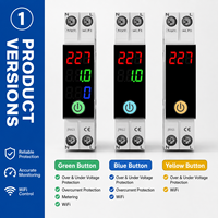 Protecteur de tension intelligent Wi-Fi en gros, dispositif de protection contre les surtensions et les sous-tensions réglable avec écran LCD