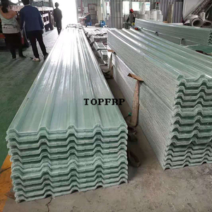 แผ่นไฟเบอร์กลาส YX840 GFRP แผ่นหลังคาลูกฟูก แผ่นหลังคา FRP - Product Image 4