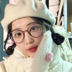 Montures de lunettes rondes marron tendance 9531, monture complète, verres en résine, protection anti-lumière bleue, unisexe, origine Wenzhou - Product Image 2