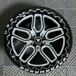 ล้อฟอร์จแบบ Beadlock สีดำขนาด 17x10 20x9 สำหรับรถเชฟโรเลต คามาโร เอสเอส <span class=keywords><strong>1</strong></span>ลี สำหรับรถคาดิลแลค ซีทีเอส-วี ซีทีวี-วี แบล็ควิง สำหรับรถจีที500 จีที-อาร์ อี63 - Product Image 3