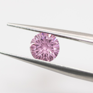 HanYu - Circonita Cúbica de Color Rosa a Bajo Precio, Circonita Cúbica Suelta al por Mayor, Corte Fuego, Gema Redonda de 6 mm - Product Image 2