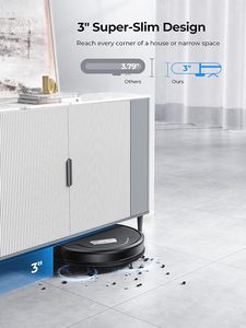 Laresar Max 4500Pa Aspiradora robot de succión y mopa Combo <span class=keywords><strong>Evol</strong></span> 3 Aspiradora robótica con capacidad de taza de polvo de 450mL - Product Image 4
