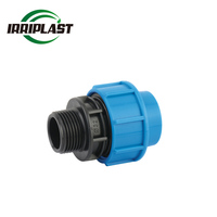 Raccords à Compression PN16 en PEHD et PP à Surface Lisse et Connexion par Soudure pour Systèmes d'Alimentation en Eau et d'Irrigation