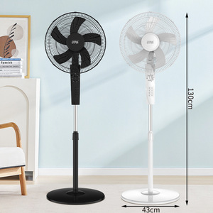 พัดลมตั้งพื้นวินนิ่งสตาร์ 16 นิ้ว มอเตอร์ AC แบบส่าย สีขาว มาตรฐานอเมริกา - Product Image 4