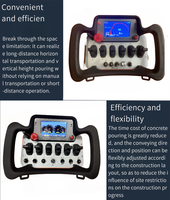 Control remoto industrial inalámbrico personalizado a prueba de agua con 6 joysticks y pantalla LCD para grúas, excavadoras y equipos de elevación