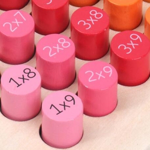 Jouet éducatif des maths montessori, pour enfants, <span class=keywords><strong>table</strong></span> <span class=keywords><strong>de</strong></span> <span class=keywords><strong>multiplication</strong></span> en bois - Product Image 5