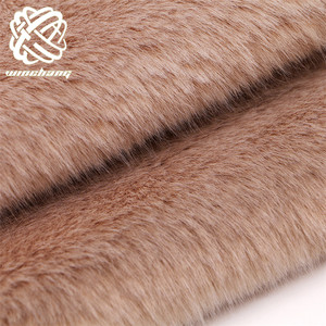 香农面料逼真貂皮仿超柔软奶油仿皮草面料院子里的外套/鞋子 - Product Image 3