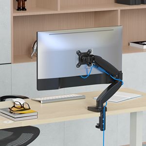 <span class=keywords><strong>Bras</strong></span> de moniteur <span class=keywords><strong>d</strong></span>'<span class=keywords><strong>ordinateur</strong></span> <span class=keywords><strong>ergonomique</strong></span> à hauteur réglable en V avec combinaison de ressort à gaz <span class=keywords><strong>pour</strong></span> <span class=keywords><strong>écran</strong></span>s de 15 à 32 pouces Charge 9kg/19.8lbs VM-GC41P - Product Image 2