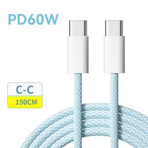 Câble de charge rapide Type-C vers Type-C PD 60W - Product Image 1