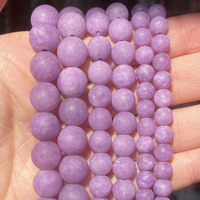 Perles Rondes en Pierre Naturelle Quartz Violet Jade Agate Jaspe Améthyste en Vrac Fournitures pour Fabrication de Bijoux DIY Bracelets AsVrai U