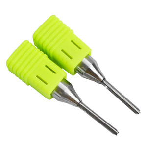 Tct Double Edged Straight Cutter 1 2 Shank For Cnc Engraving <b>Machine</b> Wood Mdf Particleboard Cutting Tool - Product Image 3