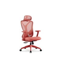 Chaise de bureau ergonomique moderne JOHOOFURNITURE avec appui-tête 3D et hauteur réglable, cadre en PP, coussin épais pour le confort au bureau