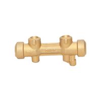 Compteur d'eau de tuyau en laiton Miniature jaune DN25 corps de chaleur à ultrasons compteur de chaleur à ultrasons Premium