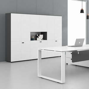 Hiện đại Modular Trắng Nội thất văn phòng 2 cửa 4 cửa 6 cửa Tủ hồ sơ lưu trữ tủ với sự kết hợp khóa - Product Image 2