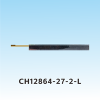 شاشة LCD مقاس 3.3 بوصة طراز CH12864-27-2-L، شاشة LCD نقطية 128x64، شاشة عرض رسومية LCD بـ 32 دبوس ST7567، توصيل مباشر من المصنع