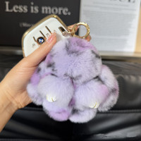 Peluche Lapin Otter Mignon Effet 'Mort' Sac Cadeau Surprise Porte-clés de Voiture Pendentif Boîte Mystère Surprise