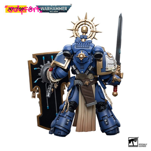 Figura de Acción Coleccionable JOYTOY <span class=keywords><strong>Warhammer</strong></span> 40k Primaris Captain con Escudo Relicario y Espada de Poder, Escala 1/18, Licencia Oficial - Product Image 2