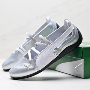 2026 New Arrival Women's Metallic Ballet Flats <b>Bow</b> Decorated Mary Jane <b>Shoes</b> Comfortable Casual Sneakers for Women - Product Image 3