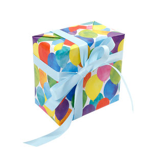 Factory Wholesale 80g <b>Birthday</b> Custom Luxury 43cm X 3m Metallic <b>Paper</b> <b>Roll</b> <b>Wrapping</b> <b>Paper</b> for Packaging - Product Image 1