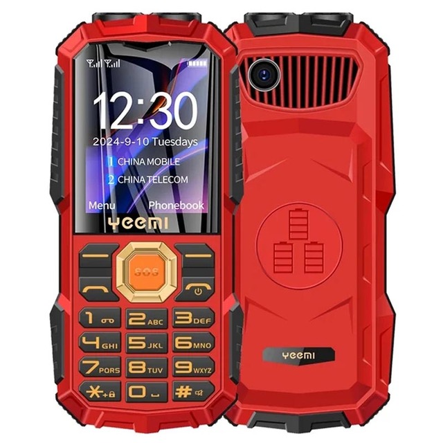 Q7 GSM 2G Network Feature Phone 1.77 Inch HD Display Dual SIM Big Battery Double Flashlight Large Button MobilePhone for Elderly