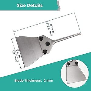Ciseau à froid Evian de 5 pouces SDS Plus (acier 40Cr) Élimine facilement les carreaux Planchers en bois dur Compatible avec tous les marteaux rotatifs SDS-Plus - Product Image 5