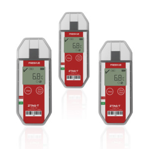 Oem nhiệt độ dùng một lần dữ liệu logger, màn hình hiển thị, bảo vệ IP65, USB Auto PDF/CSV báo cáo - Product Image 1