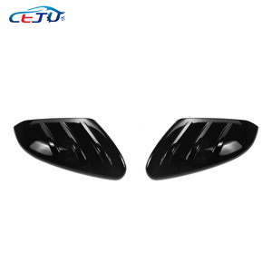 Glossy Black 2 cái xe gương chiếu hậu bao gồm xe Side Door <span class=keywords><strong>Rear</strong></span> <span class=keywords><strong>View</strong></span> gương Bìa <span class=keywords><strong>add</strong></span>-on cho Honda Civic 2016-2020 - Product Image 2