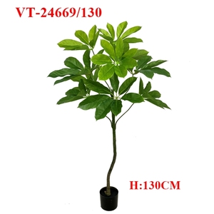 2024 EL MÁS NUEVO POLIÉSTER ARTIFICIAL NATURAL TOUCH SCHEFFLERA/ÁRBOL DE PLANTAS CON ÁRBOL DE PLÁSTICO - Product Image 4