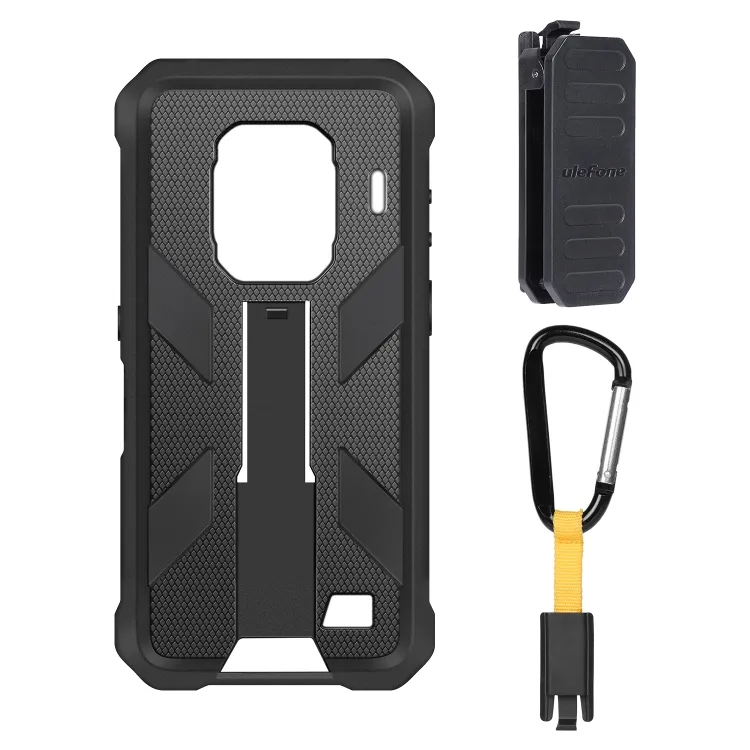 Wholesale For Ulefone Armor 9 TPU PC Protective Tool Case with Back Clip Carabiner Mobile Phone Bags Cases