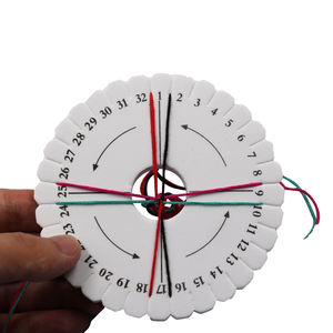 4 Uds <span class=keywords><strong>disco</strong></span> trenzado redondo cuadrado <span class=keywords><strong>Kumihimo</strong></span> Cordón de cuentas <span class=keywords><strong>disco</strong></span> trenzado placa trenzada DIY pulsera telar tablero tejido - Product Image 2
