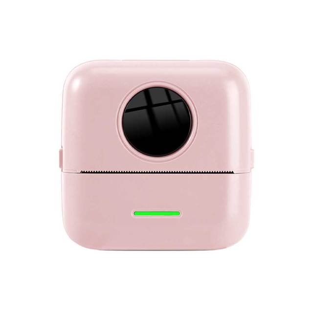 Thermal Printer Label Printer Small Black White USB Kids Gift Toy Family Mobile Phone Operation Rechargeable Foldable Printer