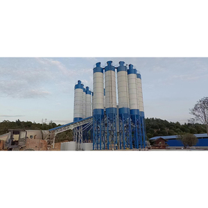 Sunny Brand Construction <strong>Concrete</strong> Batching Plant Hzs180 with 4 Units Aggregate Storage Hoppers <strong>JS3000</strong> <strong>Mixer</strong> Electric Powered - Product Image 2