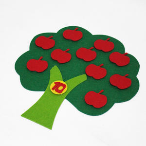 Vente chaude Main Compte Jouets Légumes Feutre Jouet Carrat à Bas Prix - Product Image 3