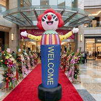 Figurine publicitaire géante gonflable personnalisée en forme de clown pour les promotions de cirque, les carnavals et les grandes inaugurations