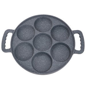 Produttore di <span class=keywords><strong>pentole</strong></span> 7 fori per Pancake in ghisa antiaderente con <span class=keywords><strong>servizio</strong></span> di campionamento - Product Image 3