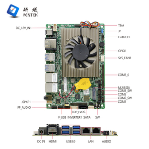 Carte mère Alder Lake 12e génération Core I5 1235U EPIC, 2 HD LVDS, RJ45 LAN, 6 COM, industrielle, 3,5 pouces - Product Image 3