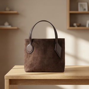 Bolso de Mano Personalizado de Cuero Genuino para Mujer, con Cierre, Impermeable, Correa Cruzada, Gran Capacidad, Ligero, Duradero, Moderno e Informal - Product Image 4