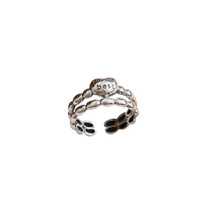 S925 Sterling Silver Heart Shaped <b>Open</b> <b>Ring</b> For Women Japanese Korean Design Light Luxury Fashion Jewelry Gift - Product Image 5