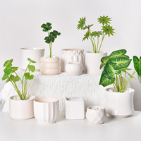 Vase de table moderne en porcelaine noire, écologique, cuit à haute température, pour décoration intérieure, centre de table, mariage, dîner, salon
