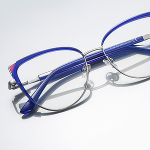 Superhot Eyewear <span class=keywords><strong>43470</strong></span> Moda 2024 Mujeres Cat Eye Blue Light Blocking Gafas - Product Image 4