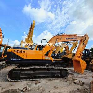 Excavadora de Orugas Usada Hyundai 220lc-9s de 22 Toneladas, Segunda Mano, Original de Corea, Máquina de Alto Rendimiento en Venta - Product Image 2