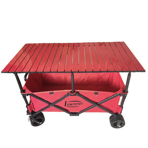 Night Market Stall Special Red & Black Folding Mobile Car Lifting Egg Roll Table Board Sunshade Outdoor Stall - Product Image 3