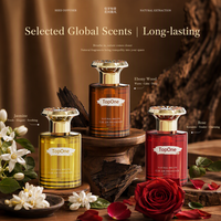 Diffuseur de parfum pour voiture de qualité supérieure, 120 ml, flacon en verre, parfum naturel longue durée pour intérieurs automobiles de luxe