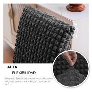 <span class=keywords><strong>Housse</strong></span> <span class=keywords><strong>de</strong></span> <span class=keywords><strong>chaise</strong></span> universelle extensible en polyester et élasthanne <span class=keywords><strong>de</strong></span> bonne qualité avec jupe pour <span class=keywords><strong>salon</strong></span> - Product Image 3