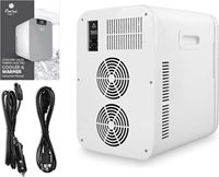 Mini Refrigerador Portátil Termoeléctrico de 8L/10L, Eficiente Energéticamente, para Hotel, Uso en Exteriores, Hogar y Auto