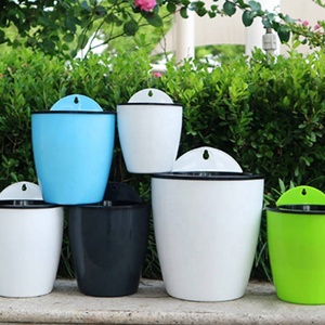 Jardinières suspendues verticales auto-arrosantes Jardinière d'angle Pots de plantes muraux <span class=keywords><strong>Pot</strong></span> d'auto-eau d'<span class=keywords><strong>orchidée</strong></span> - Product Image 6