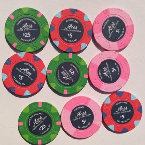 Jetons de poker en céramique moulés sur mesure, avec votre design et la couleur des jetons - Product Image 3